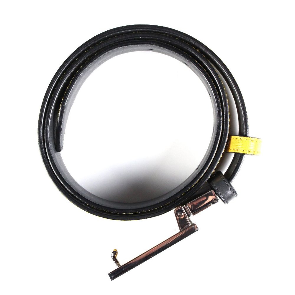 Fendi Reversable Yellow Leather Belt - Picture 6 of 10